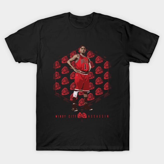 The Windy City Assassin T-Shirt by redroomstudio